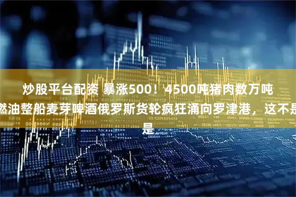 炒股平台配资 暴涨500！4500吨猪肉数万吨燃油整船麦芽啤酒俄罗斯货轮疯狂涌向罗津港，这不是